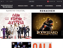 Tablet Screenshot of musicalvienna.at